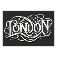 London Heavy Metal Calligraphy - London Metalheads