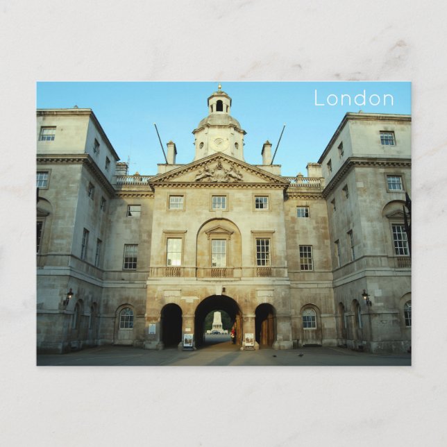 London - Horse Guards Parade Holiday Postcard (Front)