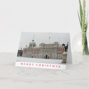 London Horse Guards Parade view Christmas card 