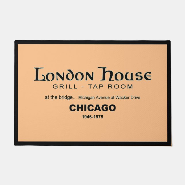 London House Restaurant Club, Chicago, IL Doormat (Front)