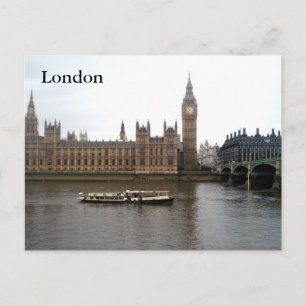 London, Houses of Pariament Postcard