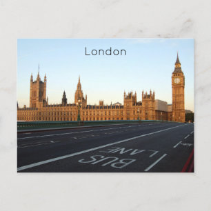London - Houses of Parliament Holiday Postcard