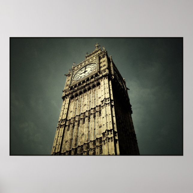 London Houses of Parliament Poster (Front)