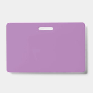London Hue,Opera Mauve,Pale Purple, ID Badge