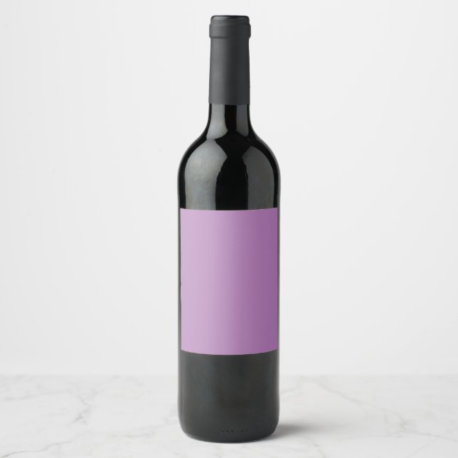 London Hue,Opera Mauve,Pale Purple, Wine Label (Front)