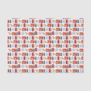 London Icon Collage Tissue Paper
