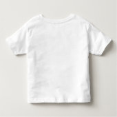 London Icons Retro Love toddler's white t-shirt (Back)