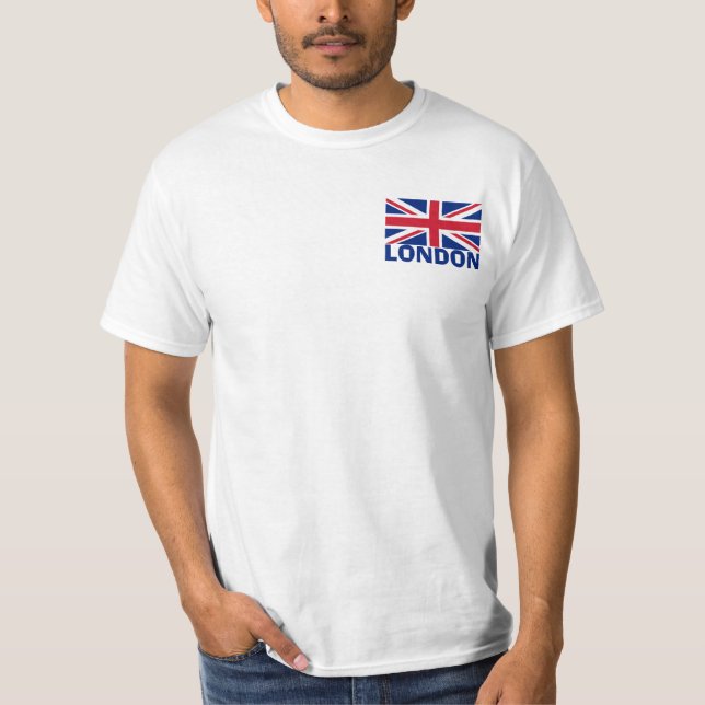London in Blue T-Shirt (Front)