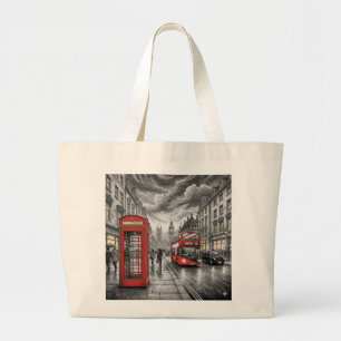 London in Winter  Large Tote Bag