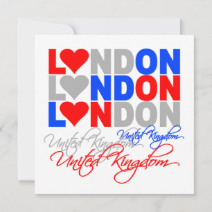 London invitation - choose style & customise!