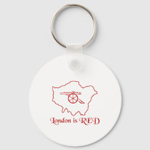 London Is Red Arsenal Key Ring