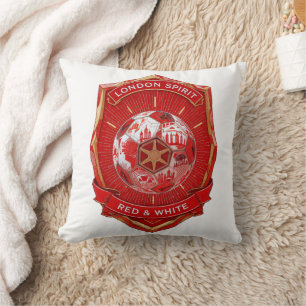 London is Red, London Heritage. Football Gift Cushion