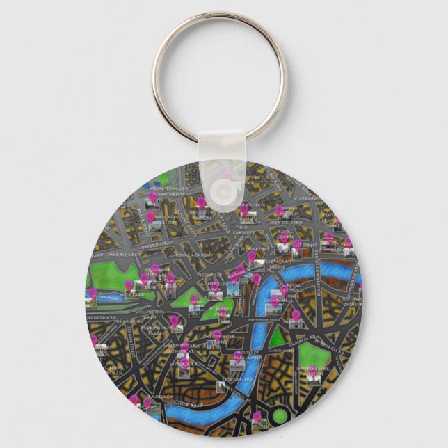 London Key Ring (Front)