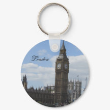 London Keychain England Keepsake Travel Souvenir
