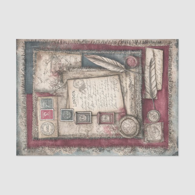 London & Lace Decoupage Tissue Paper (Front)