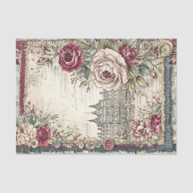 London & Lace Decoupage Tissue Paper (Front)