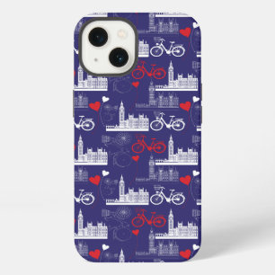 London Landmarks Pattern iPhone 13 Case