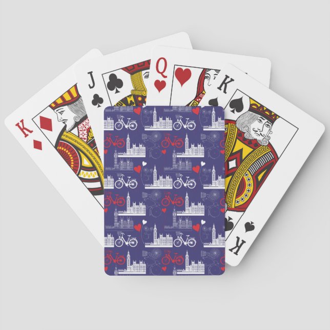 London Landmarks Pattern Playing Cards (Back)