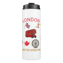London Landmarks Travel-Themed Print