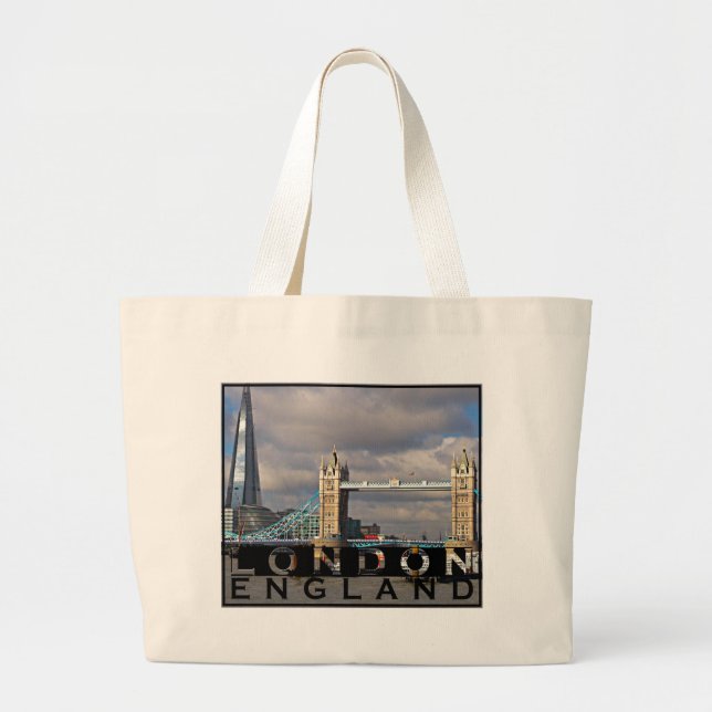 London Large Tote Bag (Front)