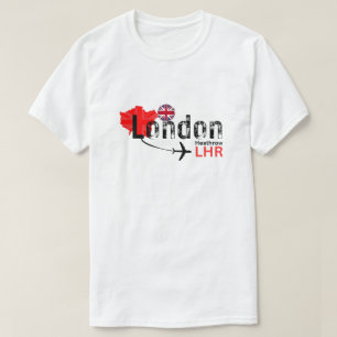 London LHR Airport Code T Shirt