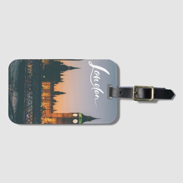 London Luggage Tag (Front Horizontal)