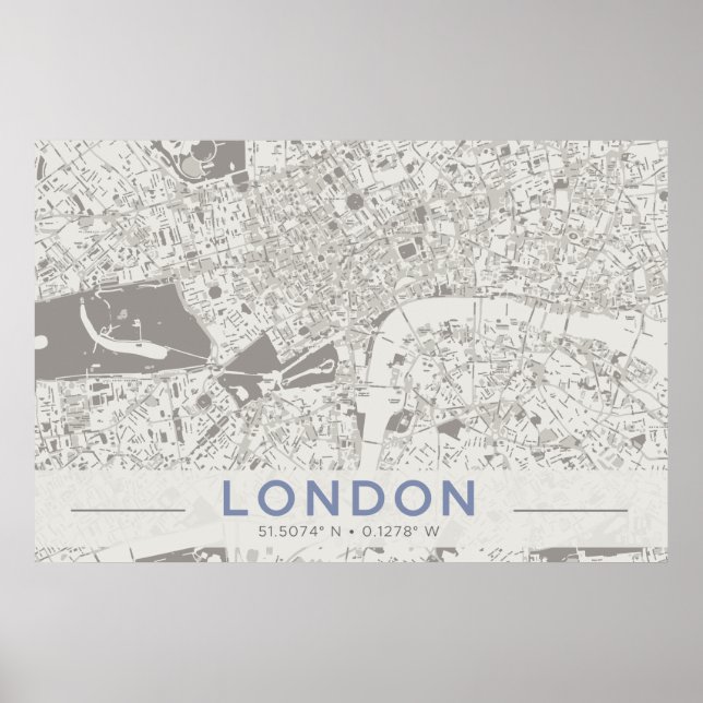 London map poster (Front)