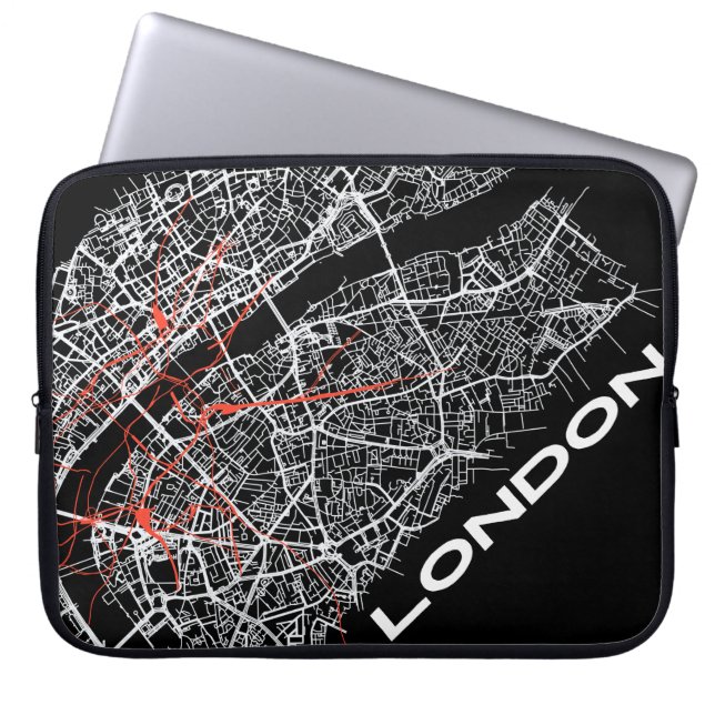 London mapped laptop bags (Front)