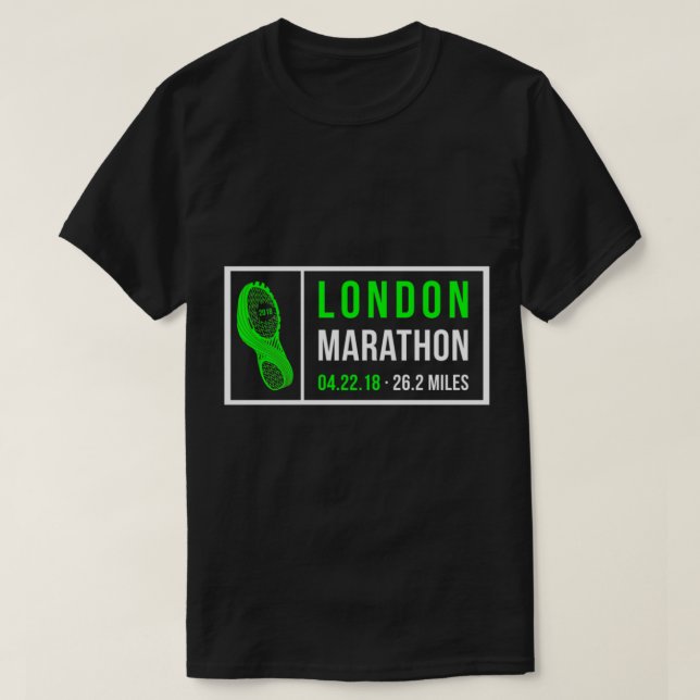 London Marathon 2018     T-Shirt (Design Front)