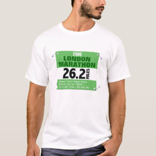 London Marathon Runner, 26.2 Miles Personalised T-Shirt