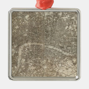 London Metal Tree Decoration