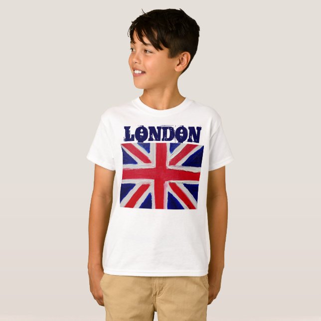 London Modern Boys England United Kingdom  T-Shirt (Front Full)