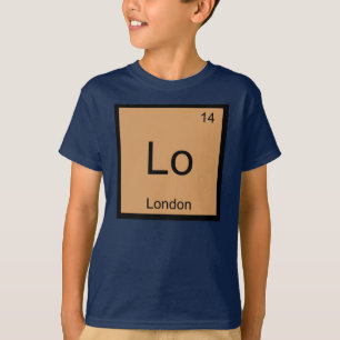 London Name Chemistry Element Periodic Table T-Shirt