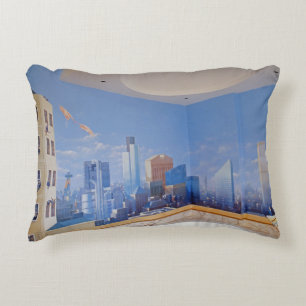 London New York Crash Decorative Cushion