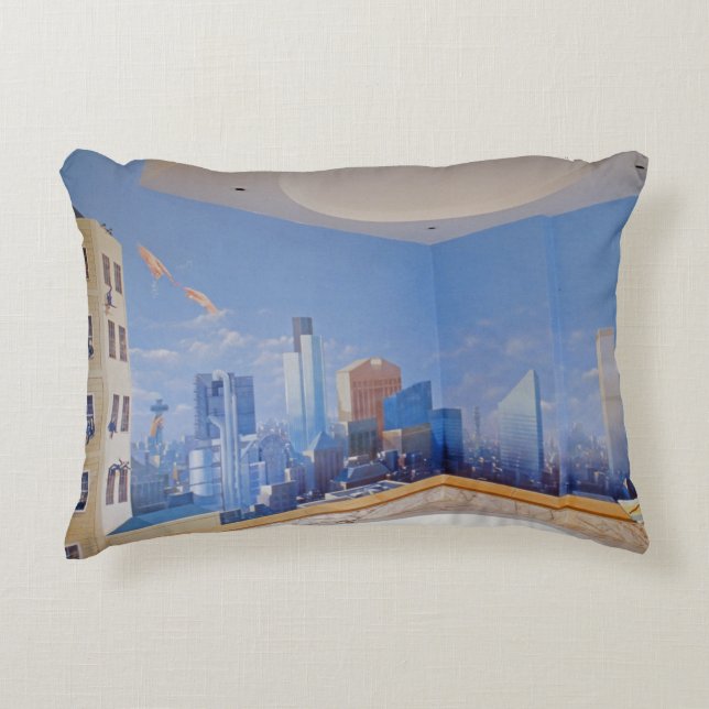 London New York Crash Decorative Cushion (Front)