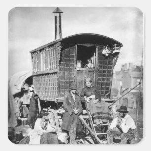 London Nomades, c.1876 Square Sticker