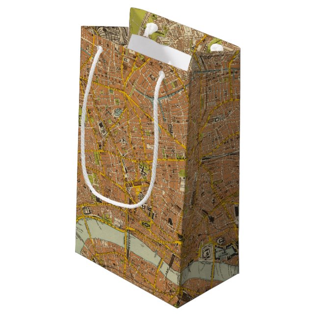 London Northeast Small Gift Bag (Back Angled)