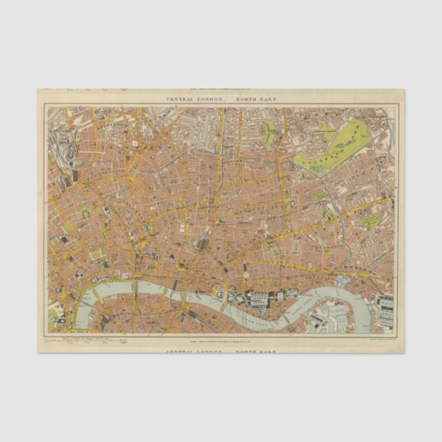 London Northeast Tissue Paper (Front)
