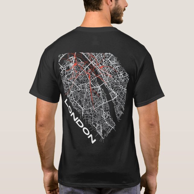 London on your T-shirt (Back)