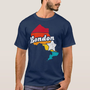 London Ontario Canada Vintage Distressed Souvenir  T-Shirt
