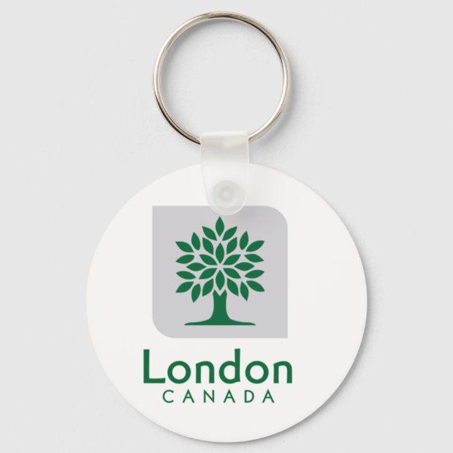 London, Ontario flag Key Ring (Front)