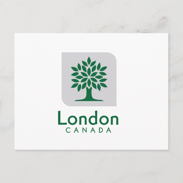 London, Ontario flag Postcard (Front)