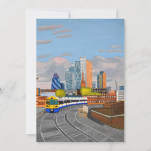 London Overground invitation card 