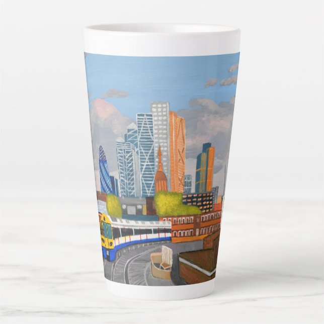 London Overground Latte Mug  (Front)