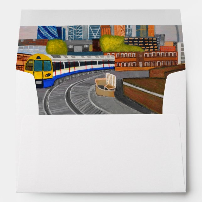 London Overground Train  Envelope (Back (Bottom))