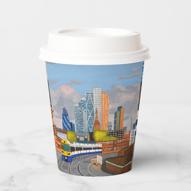 London Overground train paper cup (Front)