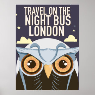 London Owl Poster print.