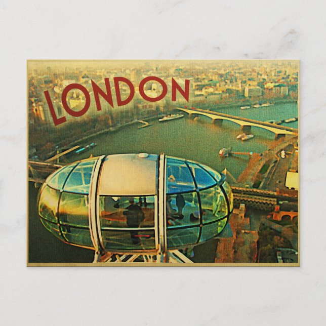 London Panorama Postcard (Front)