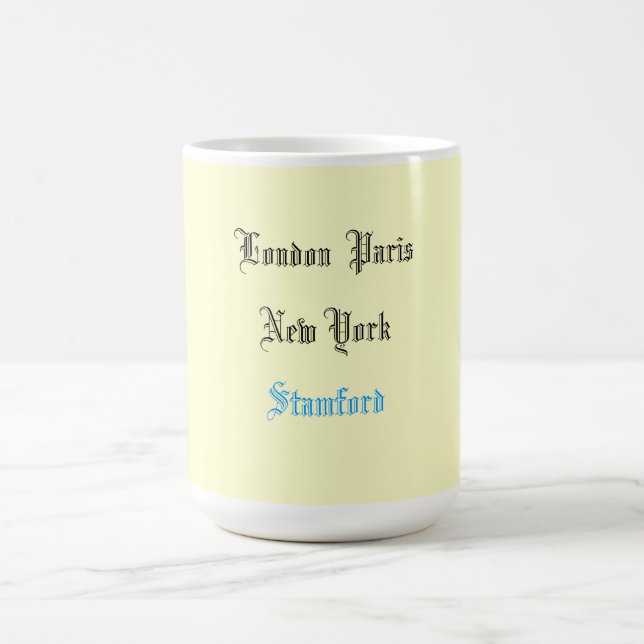 "London Paris New York" Coffee Mug (Center)