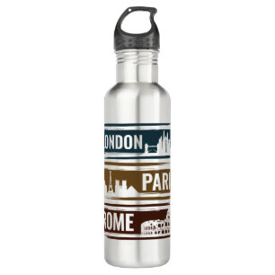 London Paris Rome 710 Ml Water Bottle